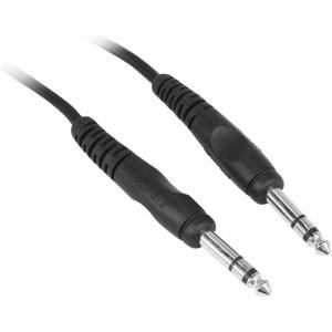 imageRockville RCTR125B 25ft 14 TRS to 14 TRS Cable 100 Copper NickelPlated Connectors 90 Copper Mesh Shielding Durable PVC Jacket for Studio Recording and Live Performances