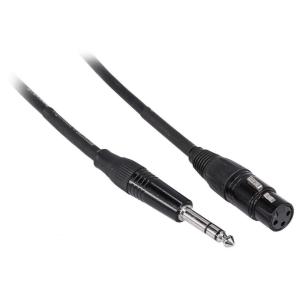 imageRockville RCXFB25BL 25ft Female REAN XLR to 14 TRS Cable 100 Copper Durable PVC Jacket Blue StudioGrade Audio Perfect for Musicians and DJsBlack