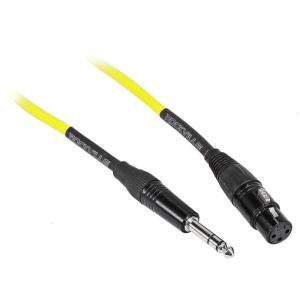 imageRockville RCXFB25BL 25ft Female REAN XLR to 14 TRS Cable 100 Copper Durable PVC Jacket Blue StudioGrade Audio Perfect for Musicians and DJsYellow