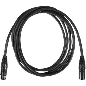 imageRockville RCXFM10EB 10ft Female to Male XLR Microphone Cable 100 Copper 90 OFC Shielding NoiseFree Audio for Recording Studios and Live Performances