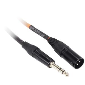 imageRockville RCXMB6B 6ft Male XLR to 14quot TRS Cable 100 Copper 90 OFC Shield Black Nickel REAN Connectors Durable for Studio and Live SoundORANGE