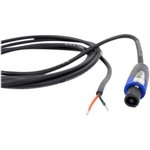 imageRockville RHC10 10ft Speakon to Bare Wire Speaker Cable 16 Gauge 100 Oxygen Free Copper OFC HighFidelity Audio NoiseReducing Durable PVC Jacket Flexible Design for Pro and Home Audio