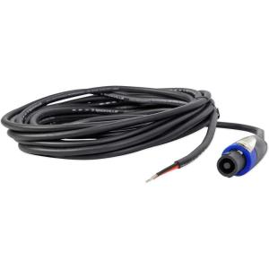 imageRockville RHC20 20ft Speakon to Bare Wire Speaker Cable 16 Gauge 100 Copper HighFidelity Audio Durable Build Easy Connectivity for DJs and Home Audio