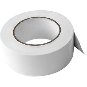 imageRockville Rock Gaff 2Inch x 100 Ft Black Gaffers Tape High Adhesion ResidueFree Durable for Pro Audio and Stage WiringWhite