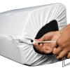 imageRockvilIe White 8 inch PA DJ Speaker Slip Cover Scrim for QSC CP8 Powered Speaker