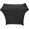 imageRockville RSC5B Universal Black DJ Scrim Cloth Cover for X Stand 360Degree Coverage WrinkleResistant Machine Washable Perfect for Mobile DJs and Event Performers