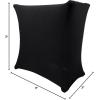 imageRockville RSC5B Universal Black DJ Scrim Cloth Cover for X Stand 360Degree Coverage WrinkleResistant Machine Washable Perfect for Mobile DJs and Event Performers