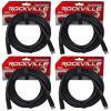 image4 Rockville RDX3M25 25 Foot 3 Pin DMX Lighting Cables 100 OFC Female to Male