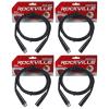image4 Rockville RDX3M5 5 Foot 3 Pin DMX Lighting Cables 100 Copper Female to Male