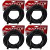 image4 Rockville RDX3M50 50 Foot 3 Pin DMX Lighting Cables 100 OFC Female to Male