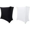imageRockville BlackWhite Scrim Covers For DJ KeyboardMixerController X Stand