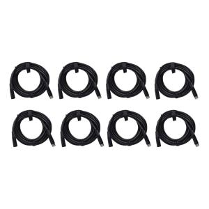 imageRockville 8 RDX3M25 25 Foot 3 Pin DMX Lighting Cables 100 OFC Female to Male