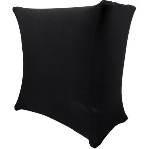 imageRockville RSC5B Universal Black DJ Scrim Cloth Cover for X Stand 360Degree Coverage WrinkleResistant Machine Washable Perfect for Mobile DJs and Event Performers