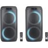 imageRockville 2 Rock Party 8 Dual 8quot Wireless Linking Battery Powered Speakers