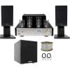 imageRockville BluTube Bluetooth Tube AmplifierBlack Bookshelf SpeakersStandsSub