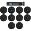 imageRockville Home Audio System10 525quot Black BedroomLiving RoomBathroom Ceiling Speakers