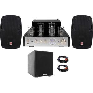 imageRockville BluTube Tube AmplifierHome Theater Bluetooth Receiver8quot SpeakersSub