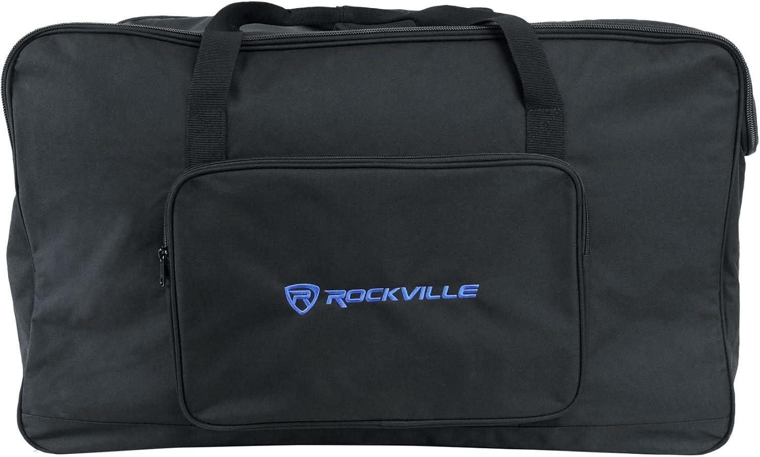 image2 Rockville BPA15 15quot Bluetooth 1600w DJ PA SpeakersWeatherproof Speaker Bags