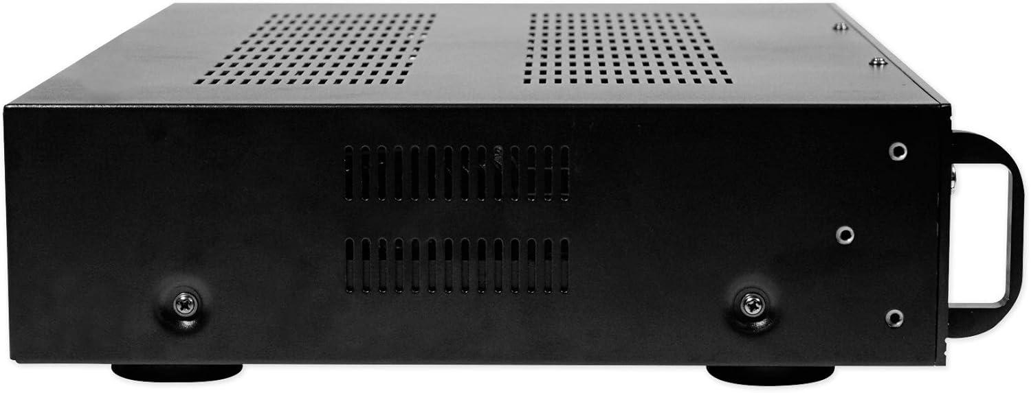imageRockvilIe RPA70WBT 1000w 2 Channel Rack DJ AmplifierMixerwBluetoothUSBMics