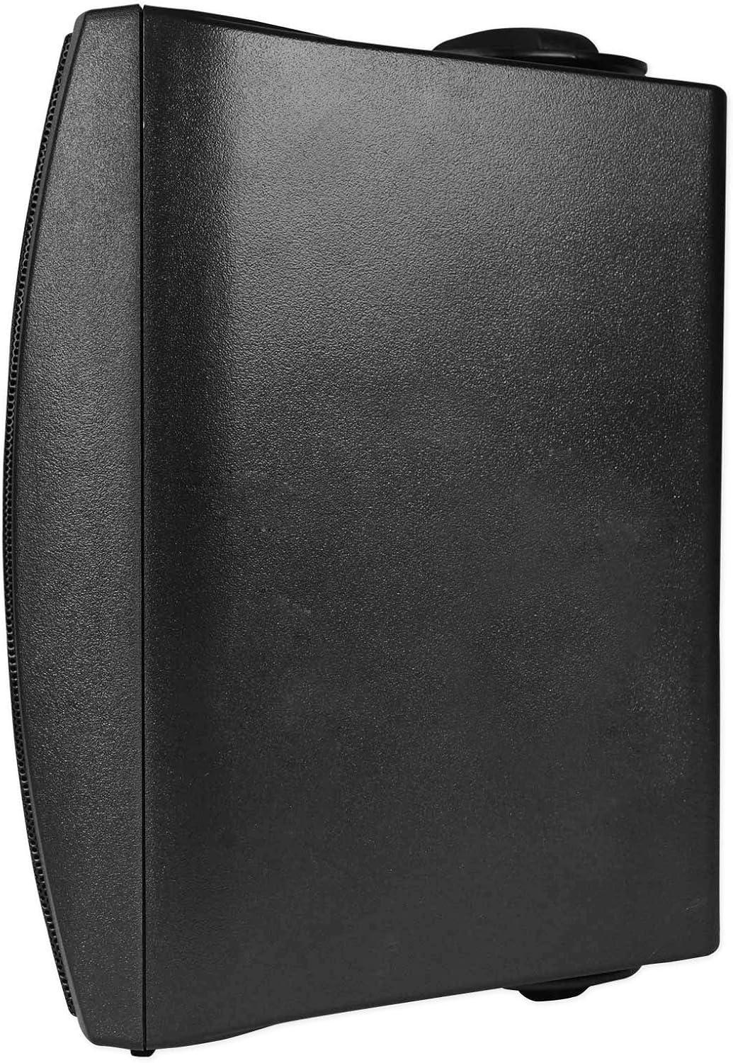 imageRockville 12 WET5B 70V 525quot IPX55 Black Commercial IndoorOutdoor Wall Speakers