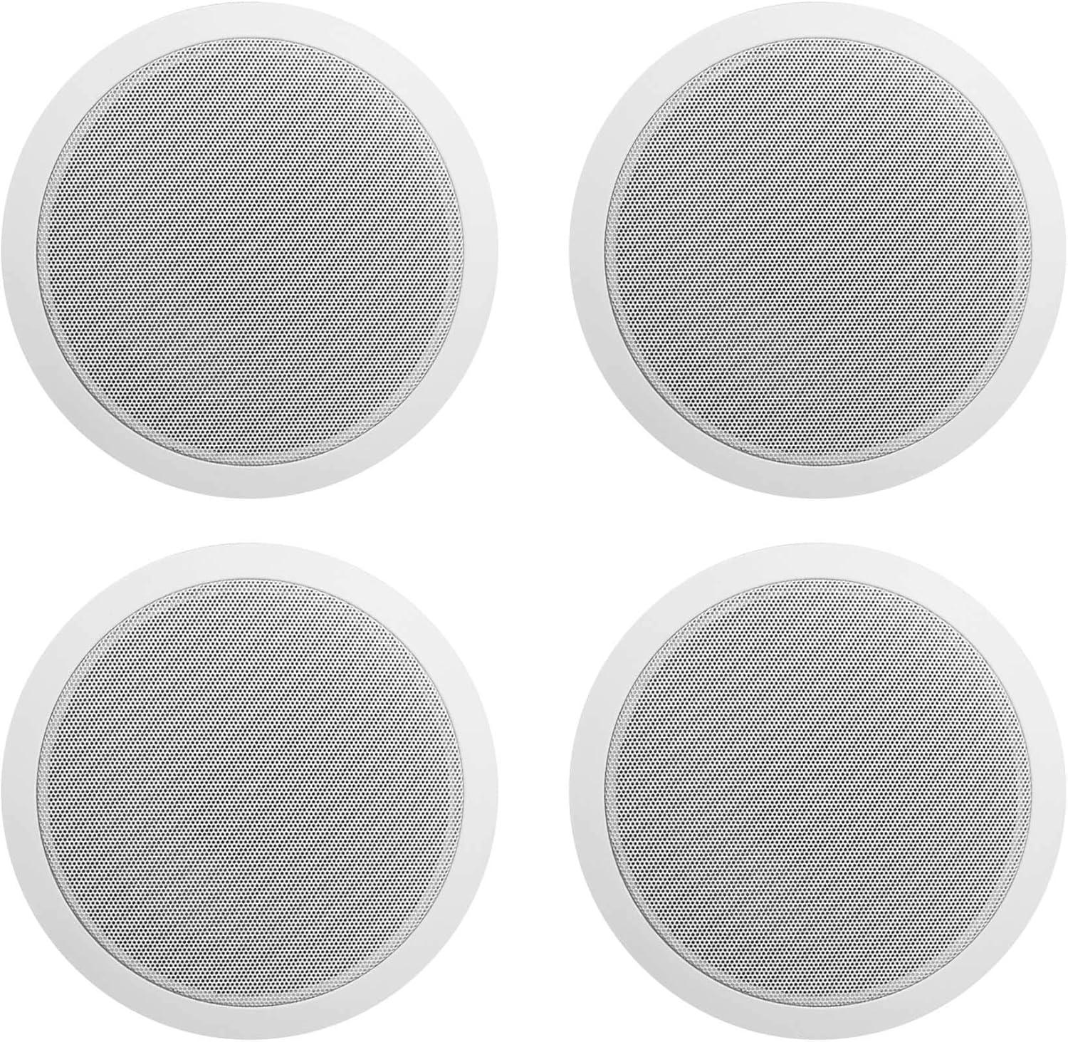 imageRockville 40 CCL6T White 70V 6quot Commercial Ceiling Speakers 4 RestaurantOffice