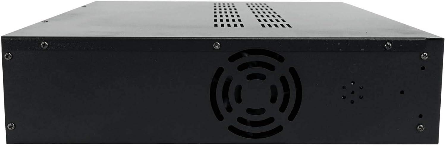 imageRockville Rock Matrix 4 440W 4Zone 70V Commercial Amplifier Bluetooth 50 Matrix Routing Emergency Inputs for Restaurants Bars Schools Offices