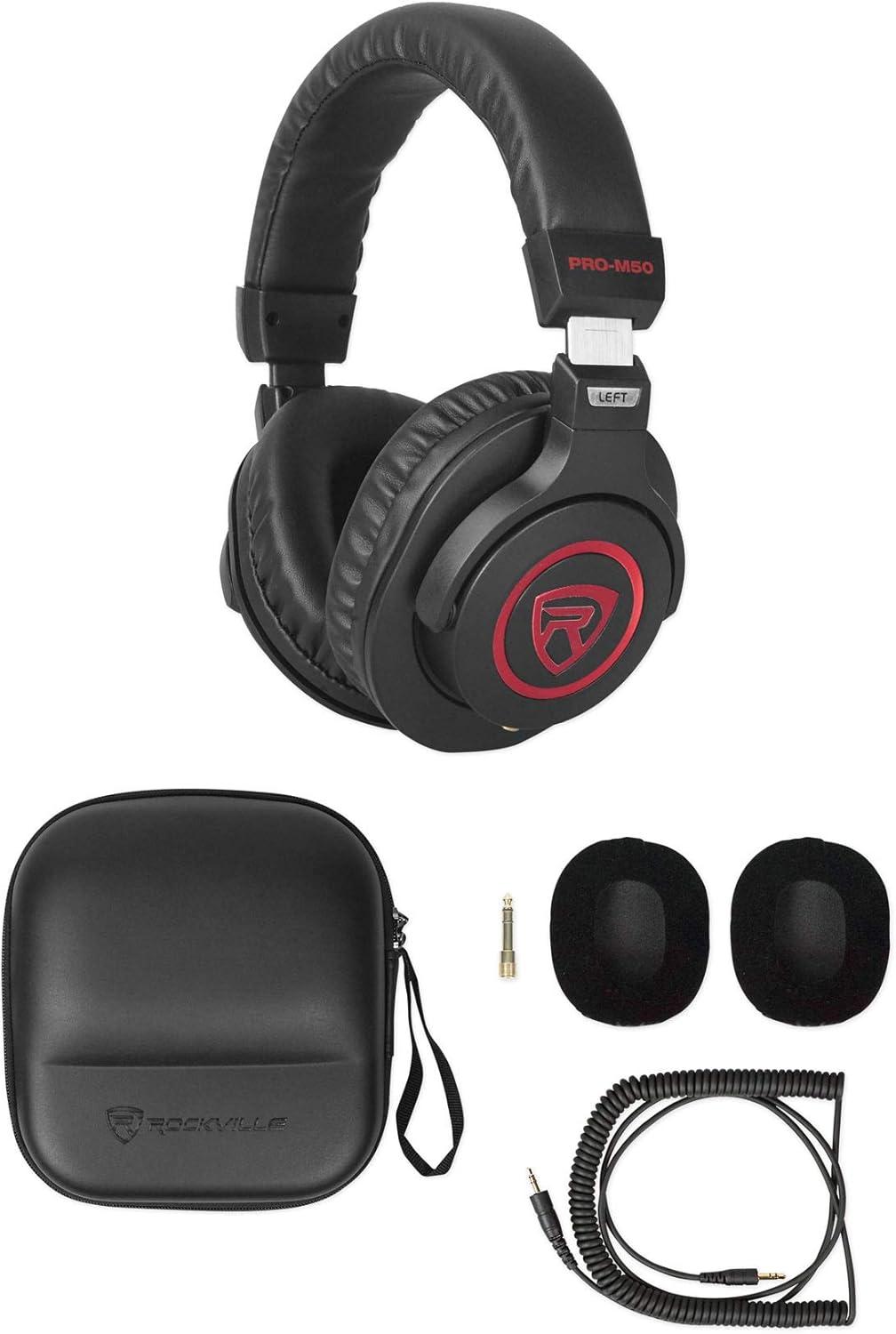 imageStudio Bundle w4 Rockville PROM50 SR Headphones4 Channel Headphone Amplifier