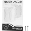 imageRockville 12 WET5B 70V 525quot IPX55 Black Commercial IndoorOutdoor Wall Speakers