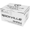 imageRockville RHPA4 4Channel Headphone Amplifier StereoMono Switch Dual 14quot and 35mm Outputs per Channel USB Power for Studio and Podcast Monitoring