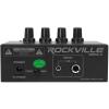 imageRockville RHPA4 4Channel Headphone Amplifier StereoMono Switch Dual 14quot and 35mm Outputs per Channel USB Power for Studio and Podcast Monitoring
