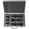 imageRockville RMC3PK Dynamic Microphones 3 Pack UniDirectional Metal Build XLR Clear Sound Low Background Noise Durable Case for Vocals Instruments DJs