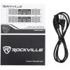 imageRockville RPA9 3000W Peak800W RMS 2 Channel Power Amplifier High Output Durable Build Versatile Inputs for DJs and Pro Audio