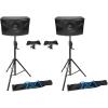 image2 Rockville KPS12 12quot 3Way 1600 Watt Karaoke SpeakersCrankUp Speaker Stands