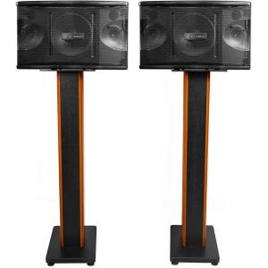 imageRockville Pair KPS80 8quot 3Way 800 Watt KaraokePro SpeakersFurniture 36quot Stands