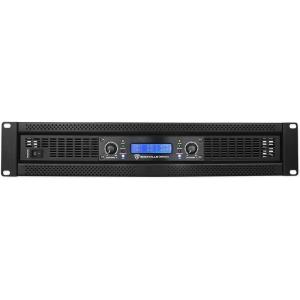 imageRockville RPA14 7000W Peak  2000W RMS 2 Channel Power Amplifier BridgeableStereoParallel Modes Crossover Switch LCD Display for Pro DJs and Live Sound