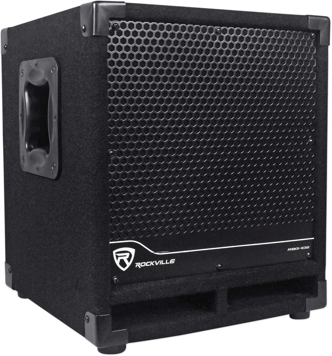 imageRockville RBG10S Bass Gig 10quot 1200w Powered PA Subwoofer DJProAcoustic Riser