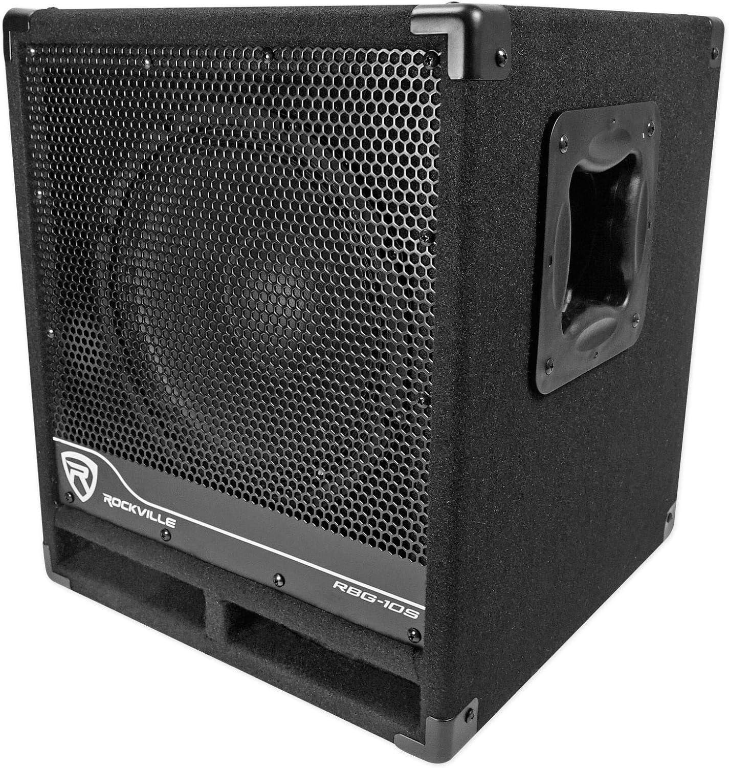 imageRockville RBG10S Bass Gig 10quot 1200w Powered PA Subwoofer DJProAcoustic Riser
