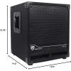 imageRockville RBG10S Bass Gig 10quot 1200w Powered PA Subwoofer DJProAcoustic Riser