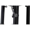 imageRockville RTP82B 8 ft Adjustable Black Totem Moving Head Light Stand Dual Scrims Travel Bags Speaker Mount for DJs and Stage Lighting8 ft Black