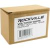 imageRockville VOL70100 100 Watt 70V Wall Volume Control Zone Controller White 11Step Rotary Dial EuroBlock Terminal DustProtected Circuit for Commercial and Home Audio 2Piece