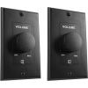 image2 Rockville VOL70100 Black 100 Watt 70v Wall Volume Control Zone Controllers