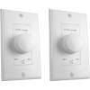 image2 Rockville VOL7035 White 35w 70v Wall Volume Control Zone Controllers