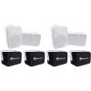 imageRockville 4 65quot 500w Outdoor SpeakersWaterproof Covers for RestaurantBarCafe