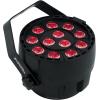 imageRockville RockPAR TRI 12W LED RGB Par Can Wash Light 7 DMX Channels Remote Included SoundActivated for DJs and Party EventsBlack