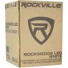 imageRockville RockWedge LED 54W RGBWAUV Battery Powered Par Light Wireless DMX Rechargeable Compact Design for DJs and EventsWhite