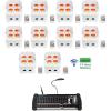 image10 Rockville Best PAR 50 Battery Wash Lights Wireless DMX384 Channel Controller