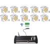 image10 Rockville Best PAR 60 Battery Wash Lights Wireless DMX384 Channel Controller