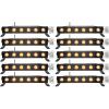 image10 Rockville Best Strip 60 Black Rechargeable Wash Light Bars wWireless DMX