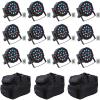 image12 Rockville Battery PAR 50 Rechargeable LED DMX DJ Wash UpLightsRemotesBags