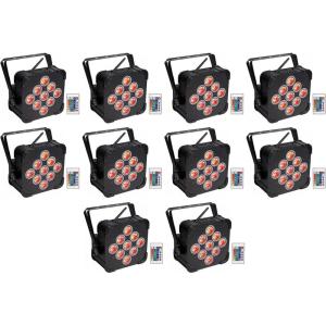 image10 Rockville Best PAR 60 Rechargable Par Can Wash Lights Wireless DMXRGBWAUV